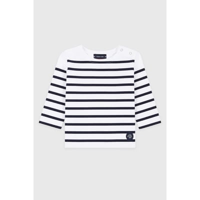 Marinière col bateau en coton épais AMIRAL BABY ARMOR-LUX