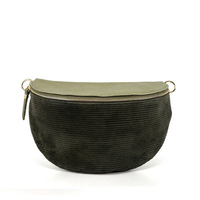 Sac banane en nubuck et irisé italien LOUNA VELOURS OH MY BAG