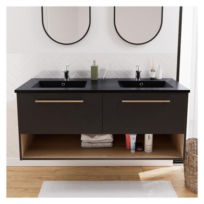 Meuble double vasque +robinet NIKA MOB IN