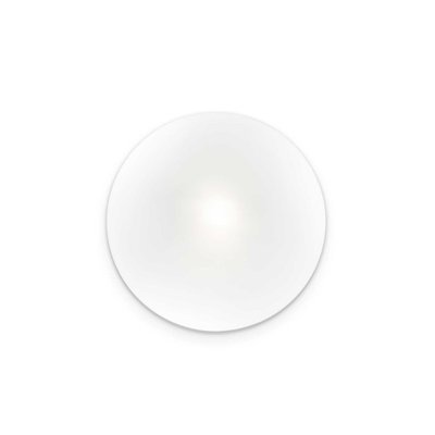 Applique Yoga En Verre Souffle Blanc Depoli MILLUMINE