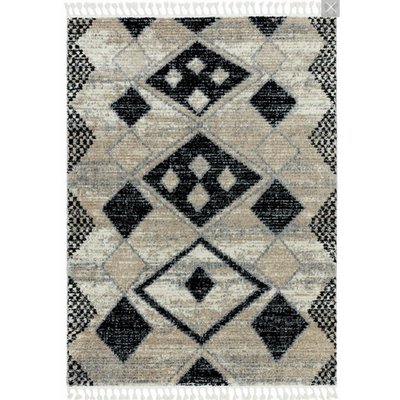 Tapis de salon à franges style berbère LAYLA NOVATREND