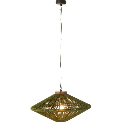 Suspension en métal et jute  style naturel pour salon RECOLLECTION