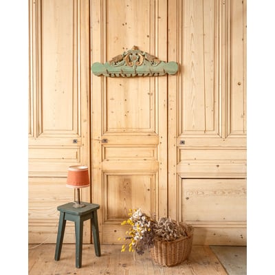 Porte-manteau en bois vert menthe Max N°417 - Bon état DEBONGOUT