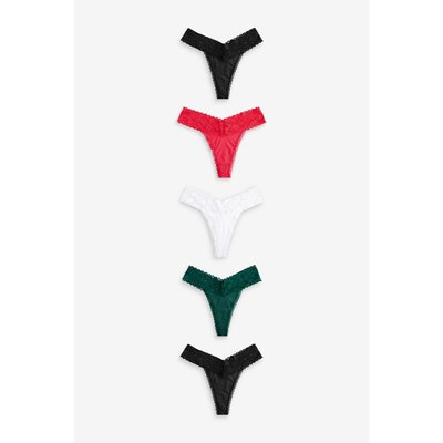 Strings en dentelle florale, lot de 5 NEXT