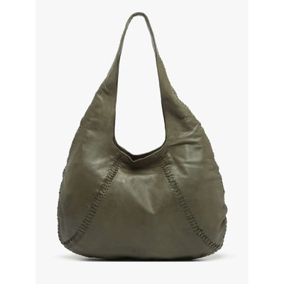 Sac porté épaule Milan cuir BASILIC PEPPER