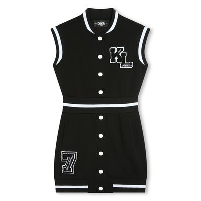 Robe courte cintrée boutonnée KARL LAGERFELD KIDS