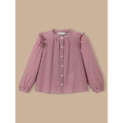 Chemise rayée volantée CYRILLUS