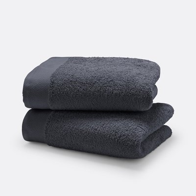 Lot 2 serviettes éponge 500 g/m2, Scenario LA REDOUTE INTERIEURS