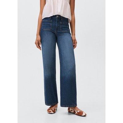Jean taille basse style culotte MANGO TEEN