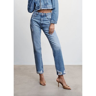 Jean droit enduit femme La Redoute