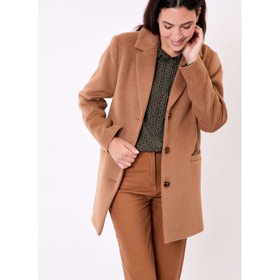 Manteau droit lainage AUDREY LA FIANCÉE