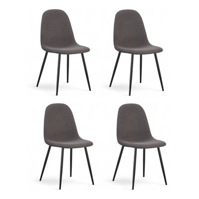 Chaise repas tissu écru ZAGO
