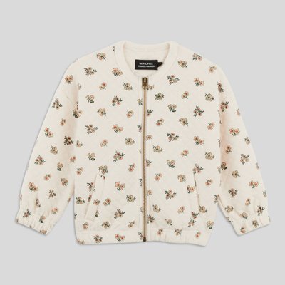 Cardigan imprimé matelassé contenant du coton BIO MONOPRIX