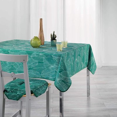 Nappe rectangle 140 x 240 cm Gatsby vert DOUCEUR D'INTÉRIEUR