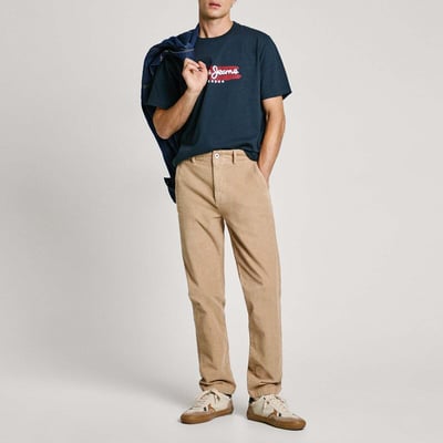 Pantalon Chino Coupe Slim En Velours Côtelé PEPE JEANS