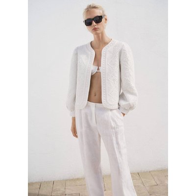 Veste brodée coton MANGO