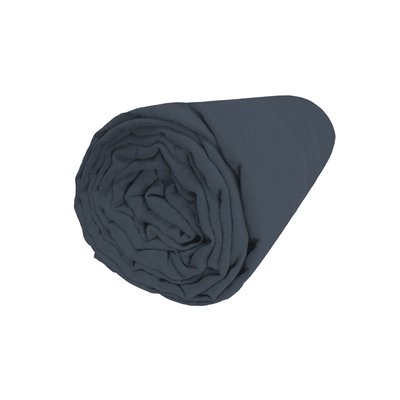 Drap housse en lin lavé bonnet 35cm, NATURELLEMENT LIN BLANC CERISE