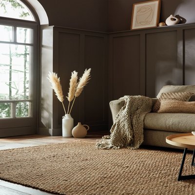 Tapis en jute naturel SOL FLAIR RUGS