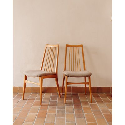 Lot de 4 chaises scandinaves Alma N°266 - Bon état DEBONGOUT