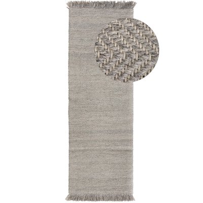 Tapis de couloir en laine tissé main LARS BENUTA 