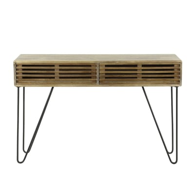 Console élégante en bois et acier - DAKOTA MATHI DESIGN