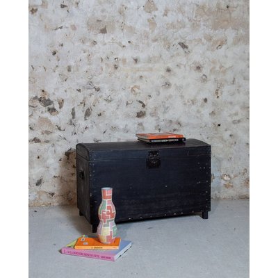 Grand coffre en bois Lucien N°76 - Bon état DEBONGOUT
