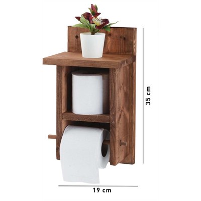 Support à papier toilettes en bois Hange HANAH HOME