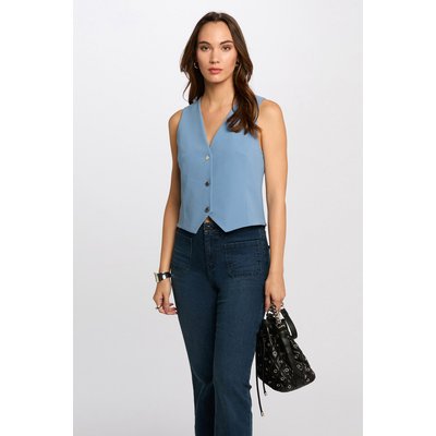 Gilet sans manches col en V MORGAN