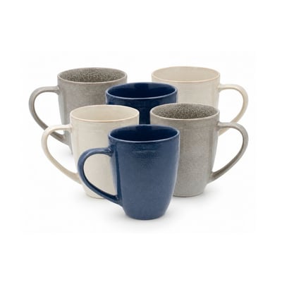 Lot de 6 mugs, OIA ARTIME