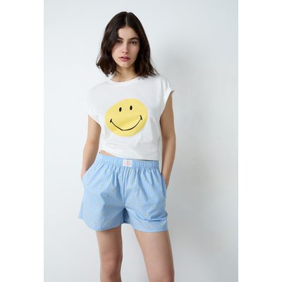 Short de pyjama à rayures en coton Smiley®ORIGINALS VAHE ETAM