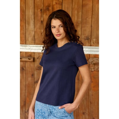 T-shirt manches courtes col rond uni TAIGA LA PETITE ETOILE
