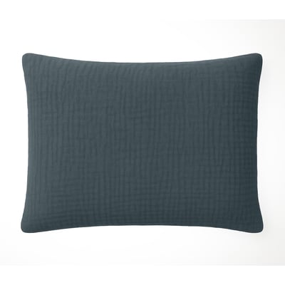 Taie d'oreiller en gaze de coton lave 50 x 70 cm Douce vert EDEN