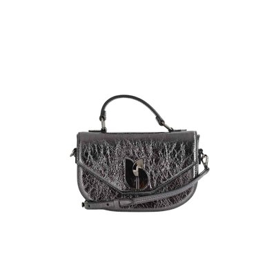 Sac à bandoulière en cuir verni - Très Bon État BA&SH