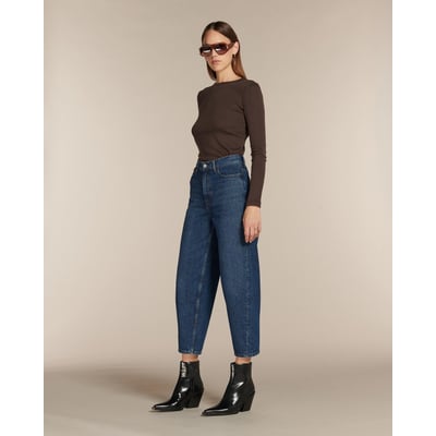 JEANS BALLON TAILLE HAUTE DENIM AUTHENTIQUE LABDIP