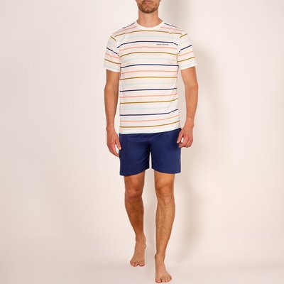 Pyjashort homme PASTEL marine HECHTER STUDIO