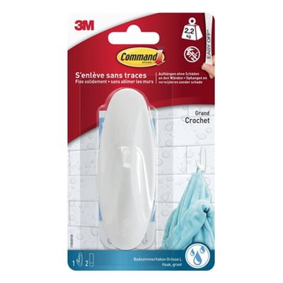 Crochet Plastique Design Grand Modèle Blanc X 1 3M