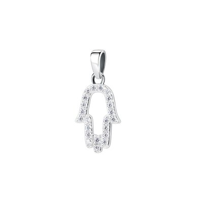 Pendentif en argent 925 et oxyde de zirconium CLEOR