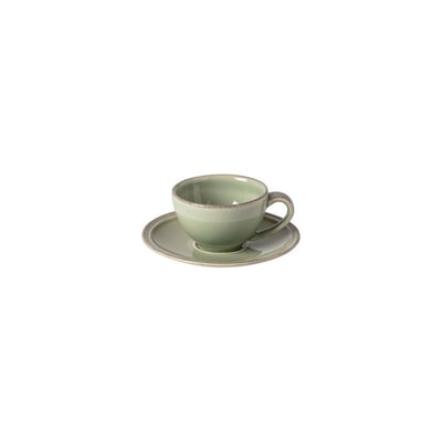 Tasse à café et soucoupe en grès, FRISO COSTA NOVA