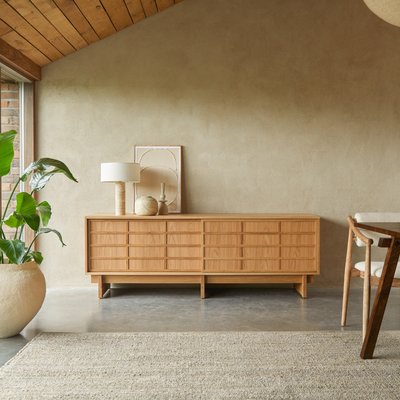 Buffet en chêne 200 cm MIU TIKAMOON