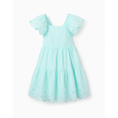 Robe en Coton avec Broderie Anglaise ZIPPY