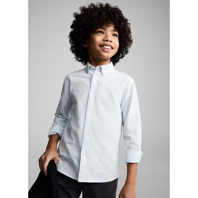 Chemise 100 % coton rayures Oxford MANGO KIDS