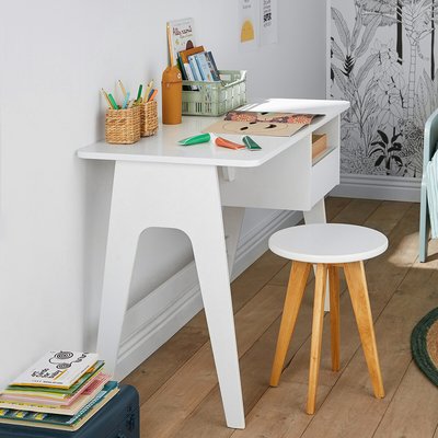 Adil Retro Vintage Style Pine Desk LA REDOUTE INTERIEURS