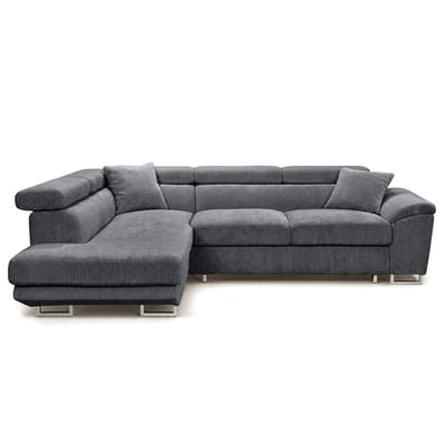 Canapé d'angle gauche 5 places convertible, BAOJI LISA DESIGN