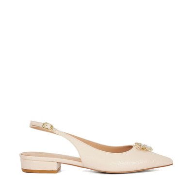 Slingbacks à texture métallisée et petit talon carré - HOLDING DUNE LONDON