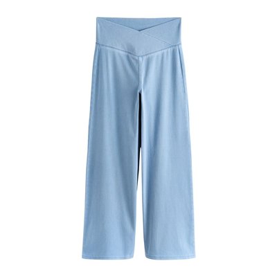 Pantalon large en jersey effet jean NEXT