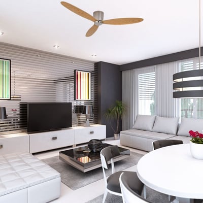 Ventilateur  plafond  RADAR BOUTICA-DESIGN
