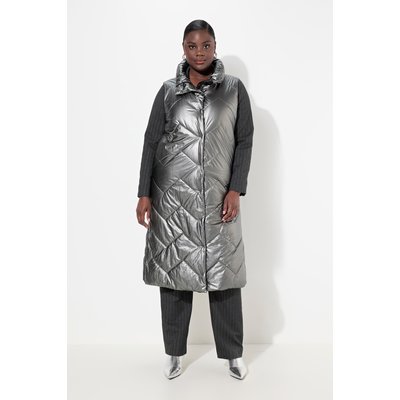 Long gilet matelassé, aspect argenté ULLA POPKEN