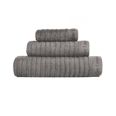 Lot 3 serviettes éponge 500 gr/m2 100% coton, PALACE (30x50+50x90+90x150 cm) GUY LAROCHE
