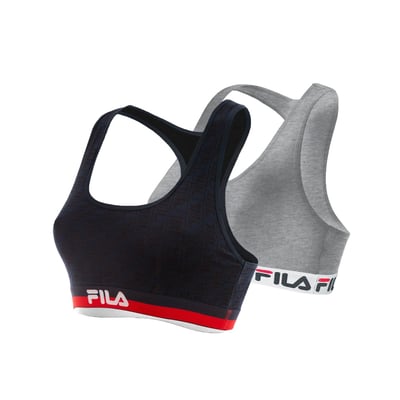 Lot De 2 Brassières Surprise Coton FILA