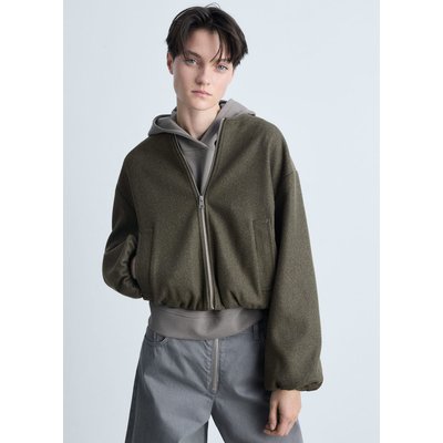 Veste bomber froncée MANGO